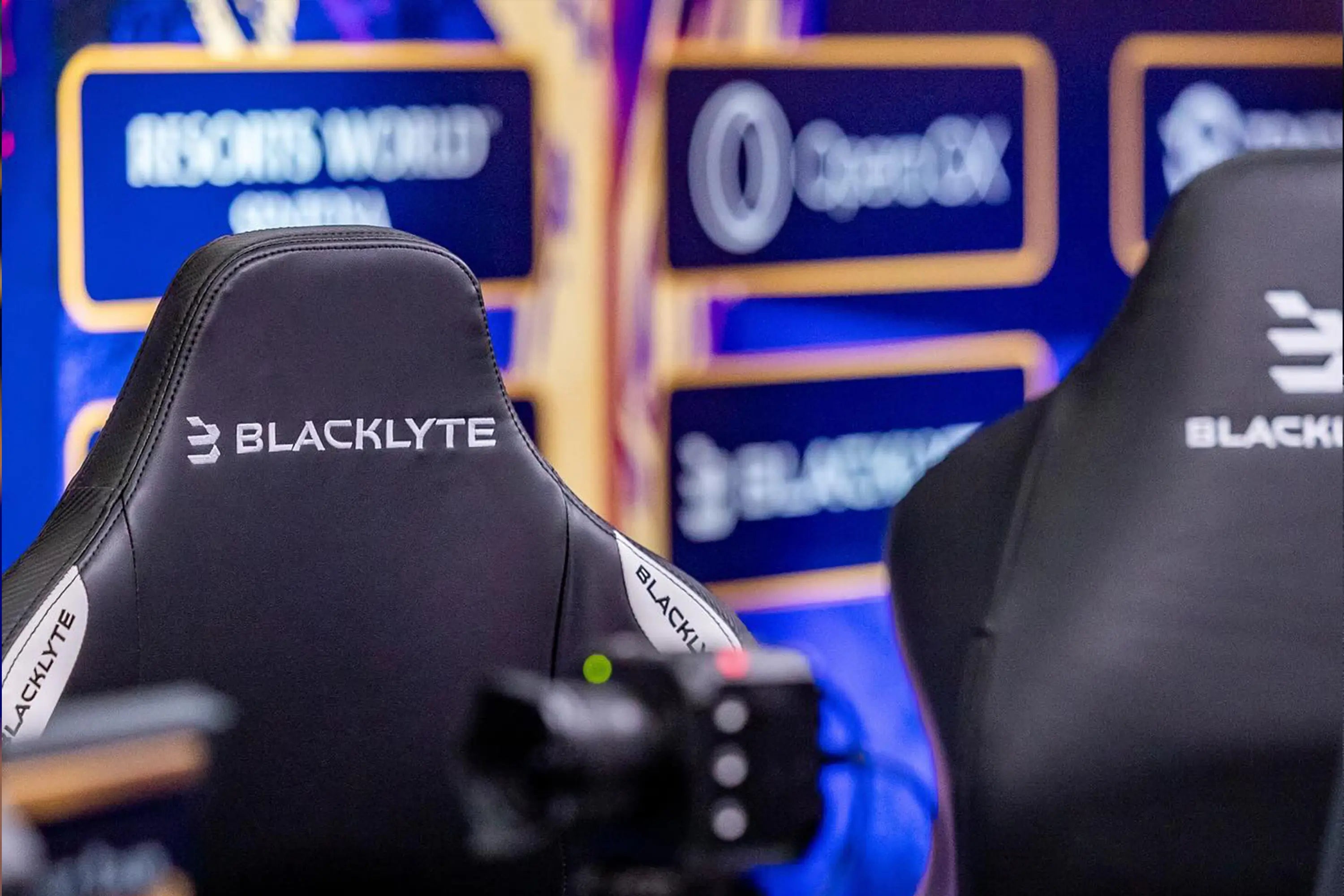 Blacklyte Gaming Chair in a High-performance Esports arena