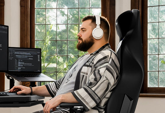 Blacklyte gaming chair for big and tall users