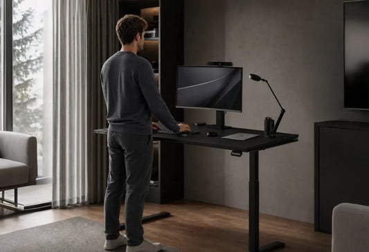 Blacklyte sit-to-stand desk
