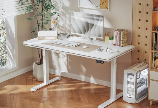 Gaming desk for work and gaming setup