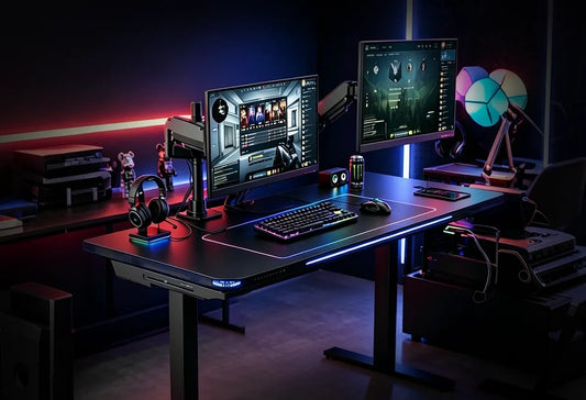 Gaming Desk Setup Inspiration with Blacklyte Products