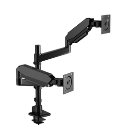 Blacklyte Atlas dual black monitor arm