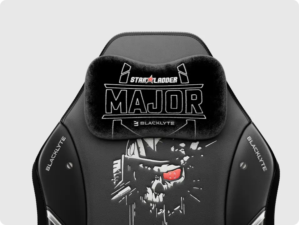 Budapest Major Edition gaming chair with a magnetic head pillow