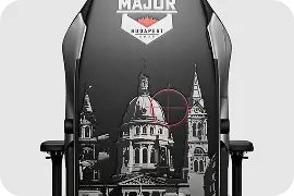 Back View of Budapest Major Edition Gaming Chair