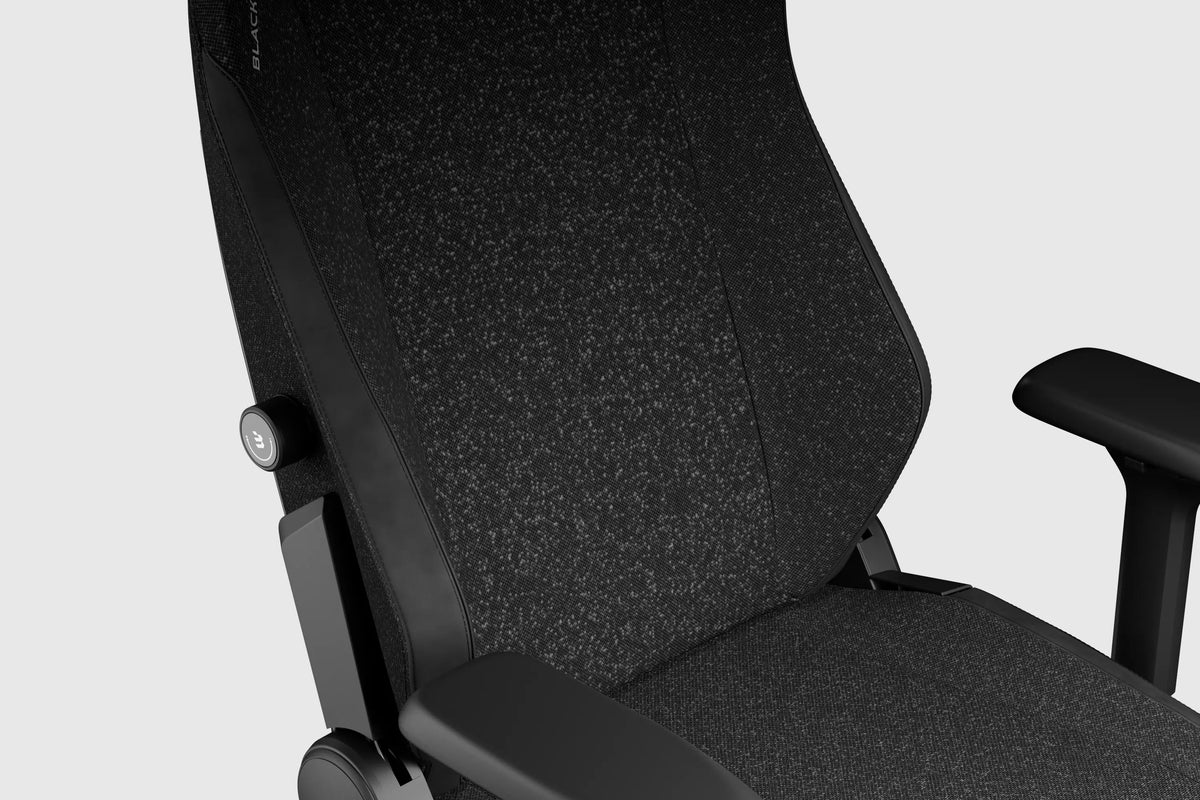 Athena Pro Black Fabric Gaming Chair