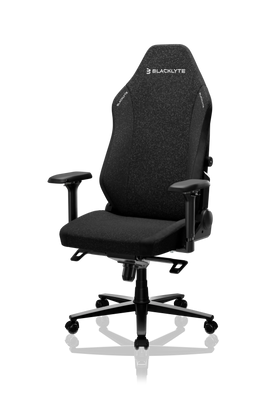 Blacklyte Athena Pro black fabric gaming chair