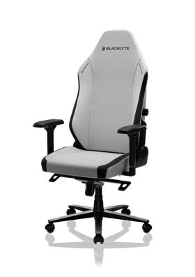 Blacklyte Athena Pro grey fabric gaming chair