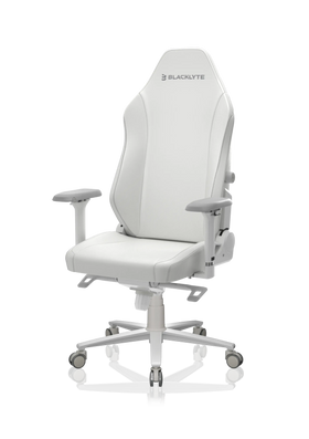Blacklyte Athena Pro white leather gaming chair