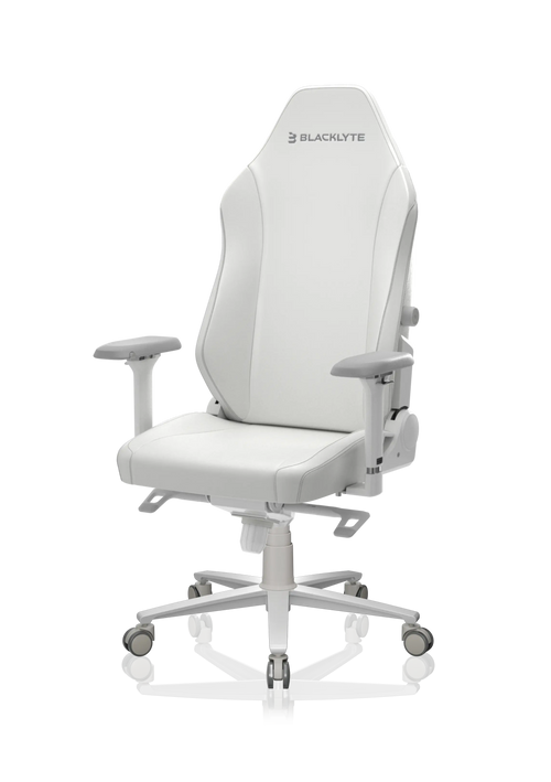 Blacklyte Athena Pro white leather gaming chair