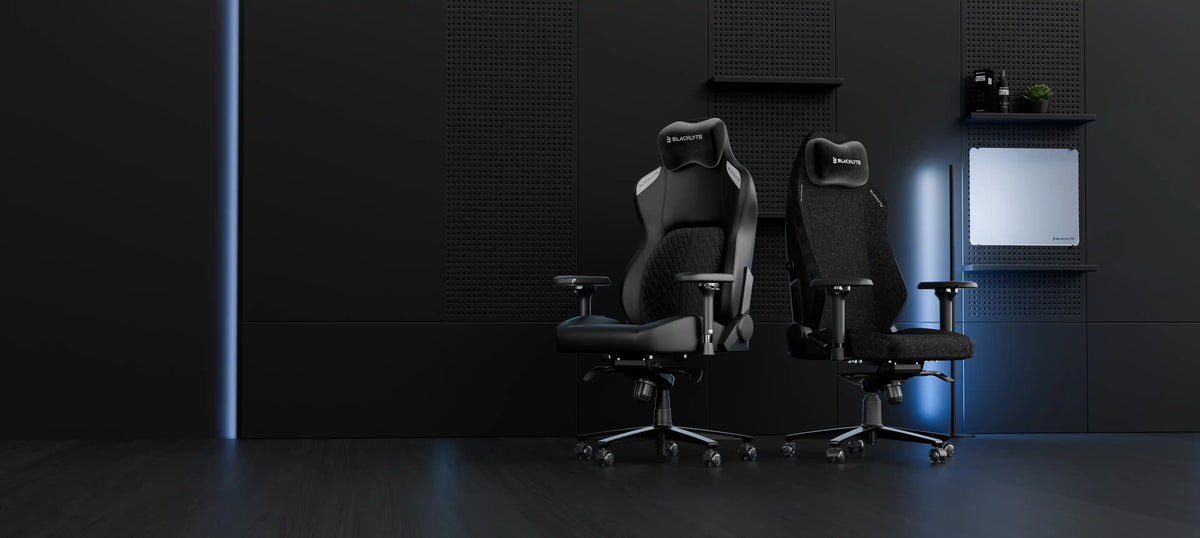 Blacklyte pre-order offers on gaming chairs and desks with free gifts and extra savings