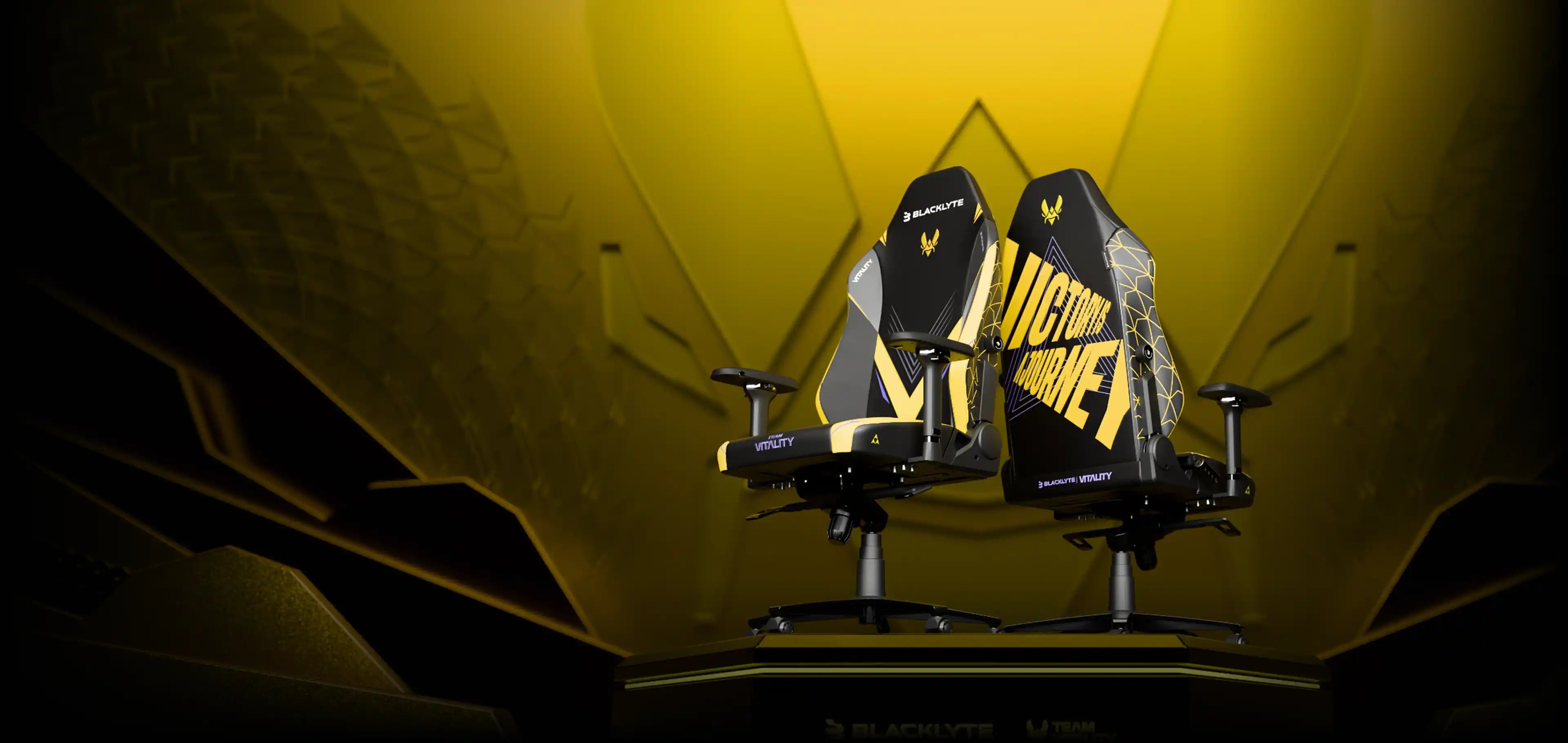 Blacklyte Athena Pro Team Vitality Edition Gaming Chair