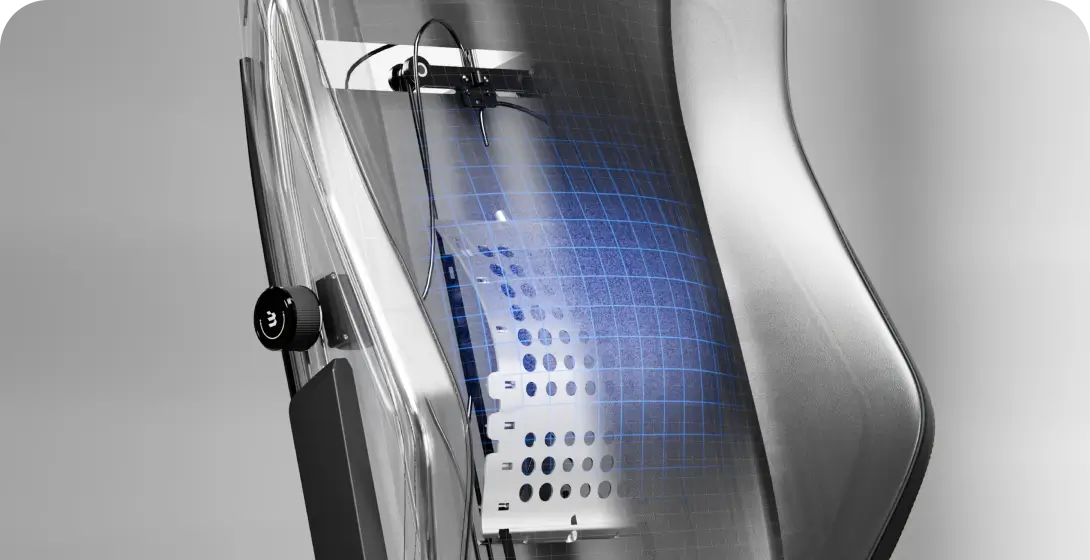 <p>Dynamic lumbar support</p>