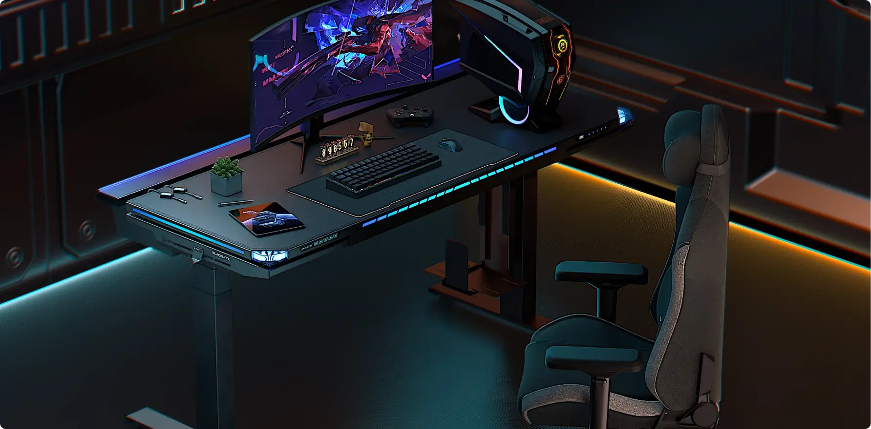 Blacklyte Atlas Desk