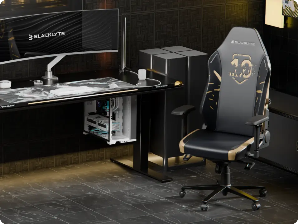 Professional esports R6 10th Anniversary gaming chair for long gaming sessions