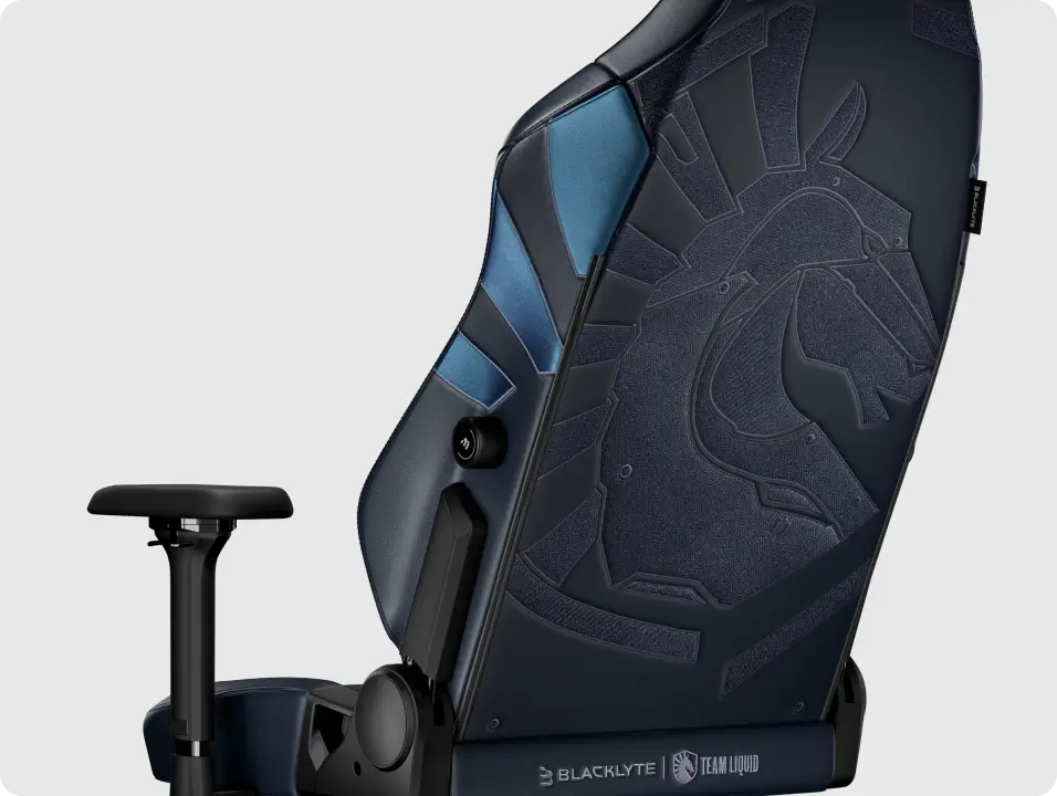 Liquid gaming chair with sleek design and durable build quality