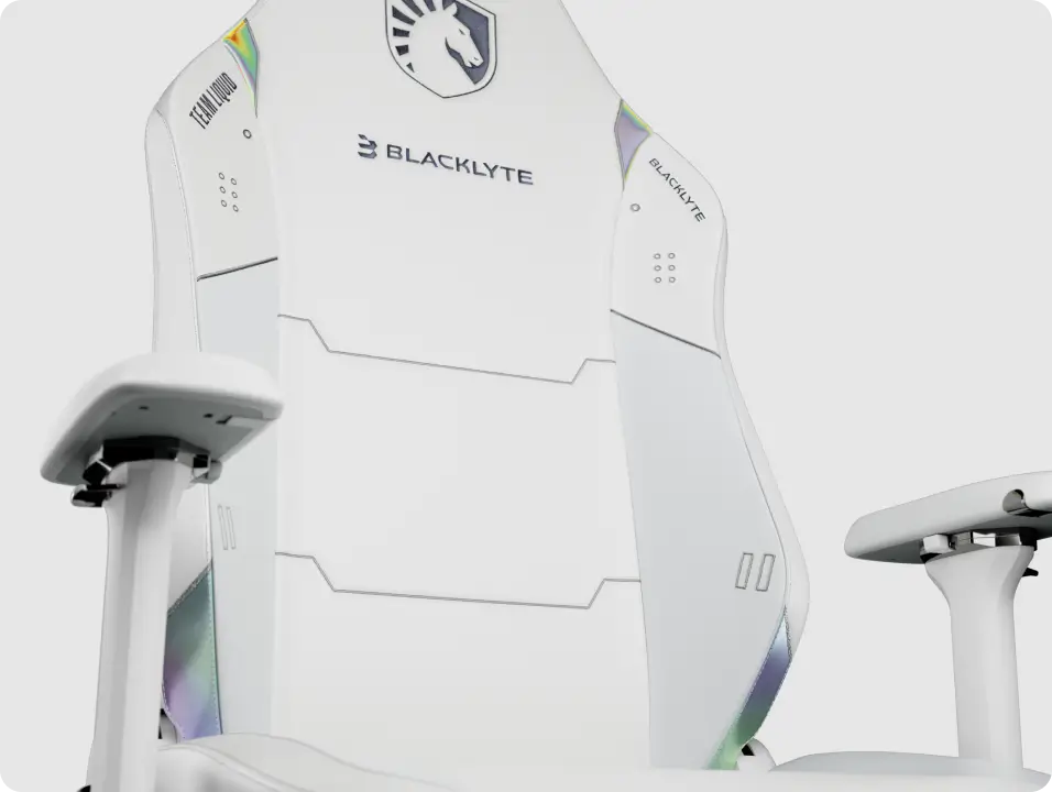 Ergonomic Liquid gaming chair with adjustable armrests